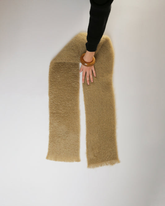 Bufanda Beige nº402 18x170