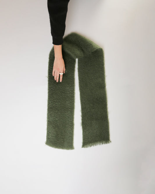 Bufanda Verde Caqui nº446 18x170